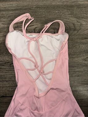Capezio Pink Strappy One-Piece leotard